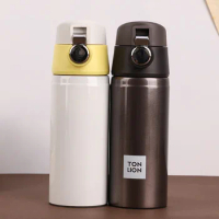 New Fashion Creative Car Jump Cover Vacuum Flask Portable Durable Double-layer Vacuum Insulation High-end Office Vacuum Flask
