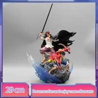 One Piece Anime Figures Luffy Figure Shanks Figurine Action Statue Gk Models Dolls Peripherals Statue Kids Toys Birthday Gifts