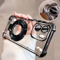 For OPPO A5X Slim Clear Soft Case Magnetic Wireless Charging Anti Fingerprint Shockproof Phone Cover