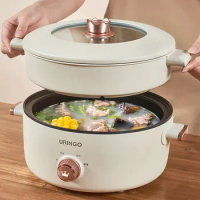 Electric Cooking Pot Household Multifunctional Small Student Integrated Pot Cooking Non Stick Electric Hot Pot Slow Cooker