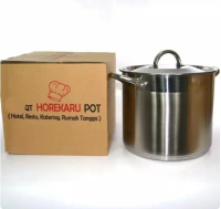 SALE SUPRA PANCI STOCKPOT 8 QT 8QT 8L HOREKARU INDUKSI STAINLESS TEBAL