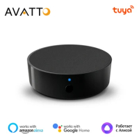 AVATTO Tuya WiFi IR Remote For Air Conditioning TV Smart Life APP Universal Infrared Remote Control Work With Alexa, Google Home