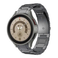 No Gap Real Titanium Watchband for Samsung Galaxy Watch4 Classic 46mm 42mm Strap For Samsung Galaxy Watch 5 40 44mm/Watch5 Pro