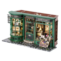 Handmade Doll House Magic House Assembly Building Model Wooden DIY Miniature House with Furniture Doll House Kits Toy Kids Gift