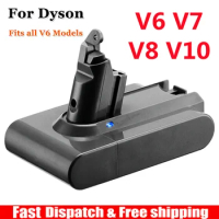 21.6V Vacuum Cleaner Battery for Dyson V6 V7 V8 V10 Series SV12 DC62 SV11 sv10 Handheld Vacuum Cleaner Spare Replacement battery