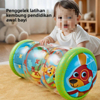 Baby Inflatable Learning To Climb Roller Bell Toy 0-1 Years Old Baby Learning To Walk Guide 6-8 Mont