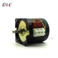 NEW AC220V 60KTYZ Reduction Motor 110RPM Low Noise Gear box Electric Motor High Torque Low Speed 220v Synchronous AC Motor