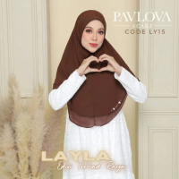 Tudung Sarung Instant Layla 2 Layer by Pavlova Scarf Size L, XL & XXL