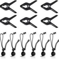 Heavy Duty Spring Clamps and Background Clips for Muslin Backdrop, Photo Studio, Photography Backdrop Support（12 pcs）