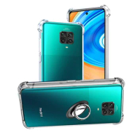 For Xiaomi Redmi Note 9 Pro Shockproof Silicone Soft Case Redmi Note 9 Pro Transparent Case Redmi Note 10 Pro Camera capa Redmi Note 11 Pro Silicone Cover Redmi Note 12 Pro 5G Ring Cover Redminote 9pro accesorios