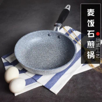 Durable Stone Frying Pan28/26/24/20cm Wok Non-stick Pan Skillet Cauldron Induction Cooker Pans Pancake Egg Gas Stove Home