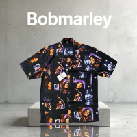 STOK NYA CEPET HABIS! Kemeja Bob Marley PALING DICARI Rayon Nyaman Motif Pria Katun