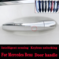 For Mercedes Benz C E Class W205 C205 S205 W213 C238 GLC X253 C253 Car Door Handle Intelligent Sensing Keyless Unlocking Lock