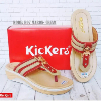 sandal wedges wanita kickers sandal perempuan sandal wanita sandal cewek sandal Japit wanita