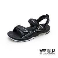 G.P 超緩震氣墊涼鞋-黑色 G1676M GP 涼鞋 拖鞋 兩用涼拖鞋 阿亮 卜學亮