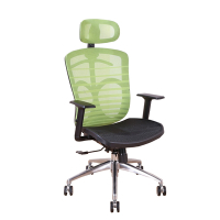 DFhouse 肯尼斯電腦辦公椅(鋁合金椅腳)(綠色)