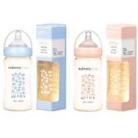 Baby童衣 媽咪小站mammy shop 台灣製造 母感體驗PPSU防脹氣哺育寬口徑奶瓶 250ml 88510