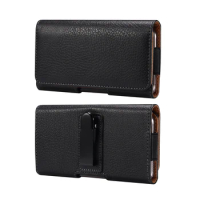 PU Leather Mobile Phone Flip Waist Bag For iPhone/Samsung/Sony/LG/Xiaomi/Huawei Smart phone Bag Casual Belt Pouch Holster Case