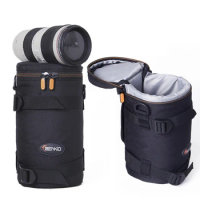 Roadfisher Waterproof Camera Lens Bag Case Pouch Cover Insert Fit Canon Nikon 18-55mm 50mm 18-135mm 24-105mm 24-70mm 70-200mm