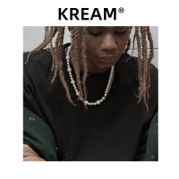 KREAM  原創 古巴拼接珍珠項鏈男嘻哈女