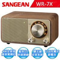 SANGEAN 山進 SANGEAN 復古藍牙喇叭收音機(WR-7X)