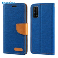 Oxford Leather Wallet Case For Vivo iQOO Z1X With Soft TPU Back Cover Magnet Flip Case For Vivo iQOO Z1X 5G