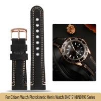 High-quality Canvas Nylon Watch Strap Is Suitable For Citizen Photokinetic BN0191 BN0193 Series Men's Watch Chain 22mm Watchband