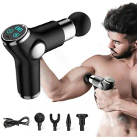 32 Speed Massage Gun Deep Tissue Percussion Muscle Massager Fascial Gun For Pain Relief Body Neck Vibrator Pain Relief Fitness