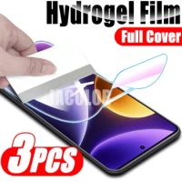 3PCS Hydrogel Film For Xiaomi Redmi Note 12 Pro Speed Plus Turbo 12Pro Por For Note12 Note12Pro Soft Protective Screen Protector