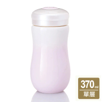 乾唐軒活瓷 | 甜心隨身杯 / 中 / 單層 / 5色 370ml-白粉紅