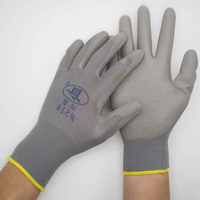 防滑手套518薄款PU涂掌新款防靜電透氣耐磨涂膠男女工作防護勞保
