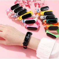 BJ LED Carton Electronic Watch Children's Digital Watch Bracelet Watch Touch Electronic LED Watch fo