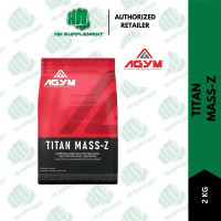 AGYM Titan Mass-Z 2KG - Campuran Minuman Protein Susu dan Protein Whey untuk Pertumbuhan Otot
