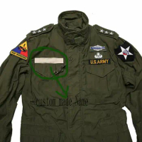 armyshop2008 Vietnam War US Army TCU M65 M43 Jacket Shirt Patch Custom Made Name （NO Jacket ）