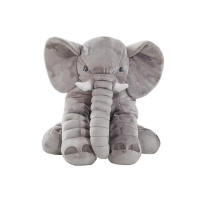【璞澤家居】大象 靠枕 抱枕 絨毛娃娃(60cm)