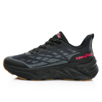 【GOODYEAR 固特異】黑岩-輕量緩震運動鞋/女鞋 慢跑 健走 黑色(GAWR42840)