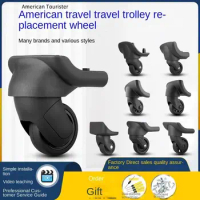 Suitable for Samsonite American suitcase wheel replacement repair wheel parts high-quality silent roller trolley case wheel acce
