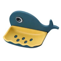 Tempat Sabun Batang Model Ikan Paus Rak Kamar Mandi / Tempat Sabun Dinding Motif Ikan Paus / Tempat 