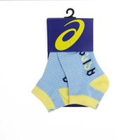 Asics [3034A089-400] 童襪 腳踝襪 短襪 舒適 運動 配件 休閒 日常 薄款 水藍