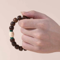 Agarwood Bracelet, Mammoth Six Character Proverbs Plate, Playing with Prayer Beads, Transfer Beads, Buddha Beads Bracelet