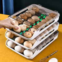 開發票 雞蛋盒 放雞蛋的用收納盒家用保鮮創意廚房裝食物整理架托抽屜式神器