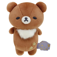 【San-X】拉拉熊 懶懶熊 打瞌睡系列 睡姿迷你絨毛娃娃 一起入睡吧 茶小熊