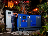 Genset 40 KVA Silent Diesel 32000 Watt Tsuzumi TDG 40 KVA Japan Technology