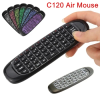20pcs C120 Backlight 2.4G Air Mouse Rechargeable Wireless Remote Control Keyboard for Android TV Box Computer