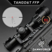 Tactical TANGO6T FFP LPVO Speed Riflescope with Full Original Markings 1.54inch 1.93inch Mount for Airsoft and Hunting