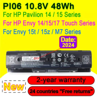 PI06 Battery For HP Pavilion 14 15 Envy 14t 14z 15t 15z 17t 17z 17 Touch M7 Series Laptop HSTNN-DB4O PI06XL P106 PI09 4200mAh