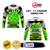 [In stock] 2025 design KYT TT Course Arbolino Full Sublimation Shirt Long Sleeves Thai look for Ride