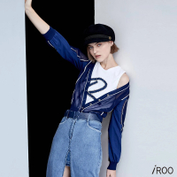 【iROO】V領針織罩衫