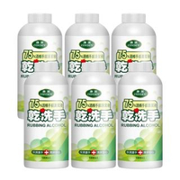 台灣製造75%酒精乾洗手量販補充罐1000ml(6瓶組)