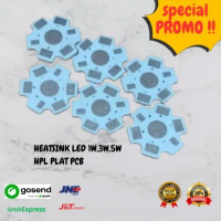 Heatsink Led 1w 3w 5w HPL Plat PCB